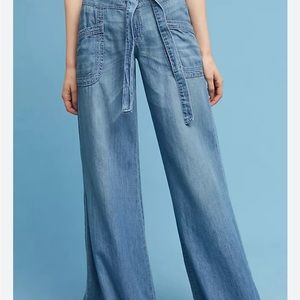 Anthropologie Pilcro Ultra High Rise Wide Leg Jeans Size 26